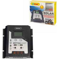Andowl Ρυθμιστής φόρτισης φωτοβολταϊκών 50Amber MPPT 30A - Solar Charge Controller 075880