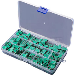 80PCS PCB Screw Terminal Block Connector Kit (5.0mm, KF128-2 & KF128-3)