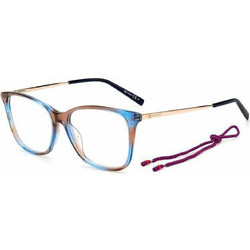 Missoni MI0015 3LG Γυναικείος Σκελετός Γυαλιών Οράσεως Κοκάλινος Μεταλλικός Χρυσός Μπλε