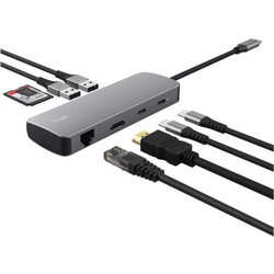 Trust Dalyx 8-in-1 USB-C Docking Station με HDMI PD Ethernet