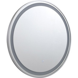 MIC-11 ΚΑΘΡΕΠΤΗΣ NM ΣΤΡΟΓΓΥΛΟΣ ΚΟΡΝΙΖΑ ΝΙΚΕΛ ΜΑΤ LED ΦΩΤΙΣΜΟ TOUCH ARlight 7415019