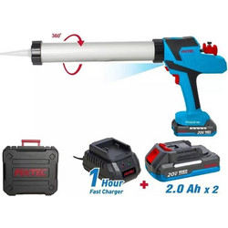 Πιστόλι Σιλικόνης 20V 2x2Ah 600Ml Fixtec FCCG201M