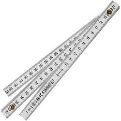 Μέτρο Σπαστό Πλαστικό 200cm Λευκό Vola 7/P BIANCO