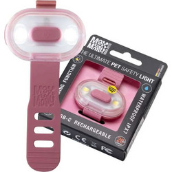 Max And Molly Φωτάκι Προστασίας Σκύλου Matrix Ultra LED-Safety Light-Rose
