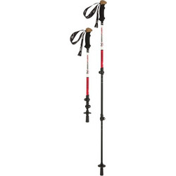 NORTHFINDER 3-PARTS POLES TREKKING ALUMINIUM 135M ΜΠΑΤΟΝ WHITE 3003-377
