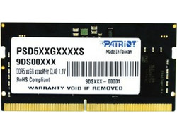 Patriot Signature 32GB (1X32GB) DDR5 RAM 4800MHz SoDimm PSD532G48002S