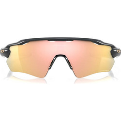 Oakley Radar OO9208 C7 Αθλητικά Γυαλιά Ηλίου Μάσκα Κοκάλινα Μαύρα με Χρυσό Καθρέπτη Φακό