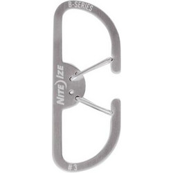 Carabiner B-Series Dual Carabiner 3 SS Stainless (BS3-11-R3) Nite Ize