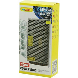 Τροφοδοτικό LED Ισχύος 200W με Τάση Εξόδου 12V Andowl Q-D15A 55746270
