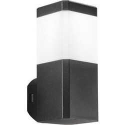 Intec Επιτοίχιο Εξωτερικό Φωτιστικό GU10 10x10x24cm I-FOCUS-Q-AP-NER 8031414916306