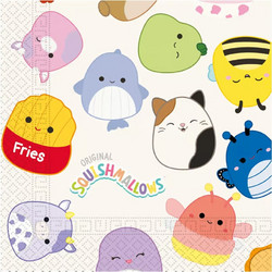 ΧΑΡΤΟΠΕΤΣΕΤΕΣ 2ΦΥΛΛΕΣ 33Χ33 εκ. 20 τεμ. SQUISHMALLOWS (98277)