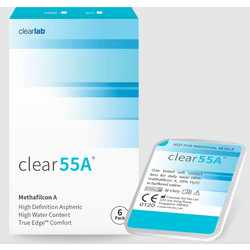 Clear55A Μηνιαίοι Φακοί 6 Pack