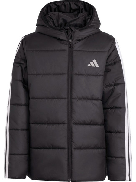 Adidas Παιδικό Μπουφάν Χειμωνιάτικο Puffer Αντιανεμικό Μαύρο JL7402