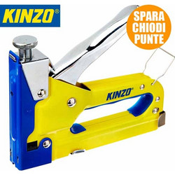 KINZO Επαγγελματικός Τριπλός Συρραπτήρας & Καρφωτικό Πιστόλι Kinzo 600 με Ανάμικτα Συρραπτικά 01052814