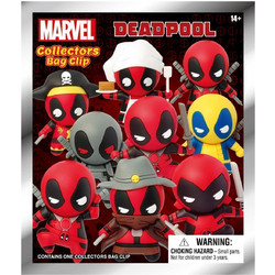 Monogram Marvel Deadpool 3D Foam Bag Clip Μπρελόκ
