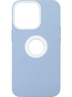 Θήκη με Προστασία Κάμερας για iPhone 14 Pro Max, γαλάζια/λευκή