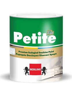 Berling Petite Matt Eco Οικολογικό Πλαστικό Χρώμα Εσωτερικού Χώρου Λευκό 0.375lt