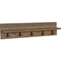 Κρεμάστρα τοίχου Esform oak μελαμίνης 80x11x18εκ