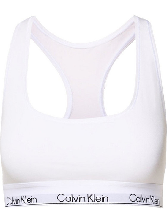 Calvin Klein Μπουστάκι χωρίς Μπανέλα Λευκό LV00QF8493-100