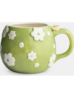 Πράσινη Κούπα Με Λουλουδια Wild Poetry