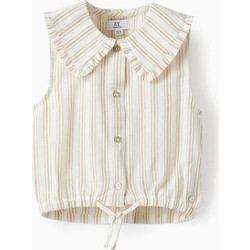 Πουκάμισο Crop top Y2095 Zippy - Ivory