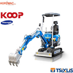 Εκσκαφέας Ερπυστριοφόρος AGRIMAC 1000KG GRAECUS EB10-XL & Κινητήρας DIESEL KOOP 12hp KD192