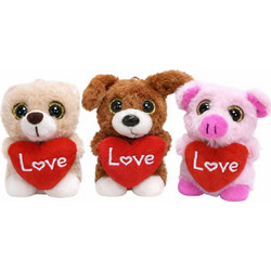 Λούτρινο Ζωάκι Love 12cm