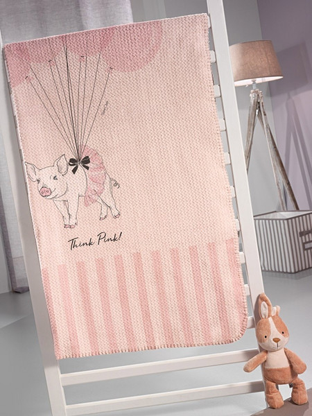 Κουβέρτα Ultrasoft Piggy - Saint Clair - 160X220 Ροζ
