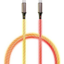 Cygnett Essentials καλώδιο USB-C σε USB-C Light Up Cable, 1.2Μ - MULTICOLOR - CY-CY5211PCTYC