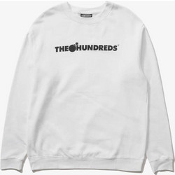 THE HUNDREDS Men Bar Logo Crewneck - WHITE - F19P102008-WHITE