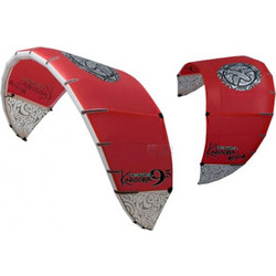 BEST Men Best Kahoona Plus V6 9.5m Kite - BLACK/RED - BEKZ14095