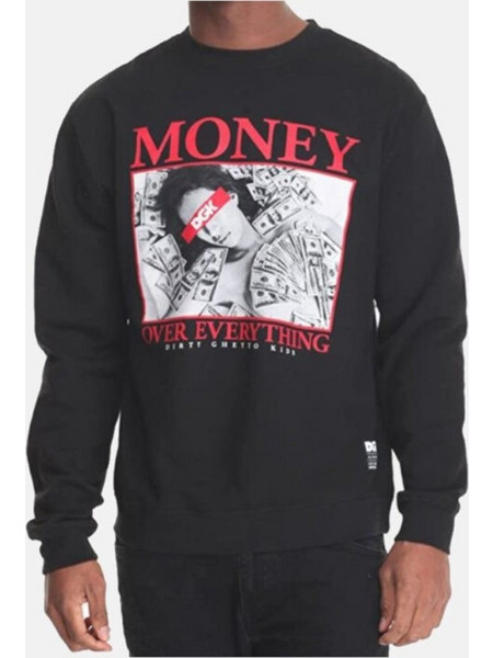 DGK Money Over Everything Ανδρικό Φούτερ Μαύρο DCN-127