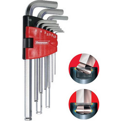 BENMAN 70400 Σειρά Κλειδιά Allen Μακρυά (9 τεμ)