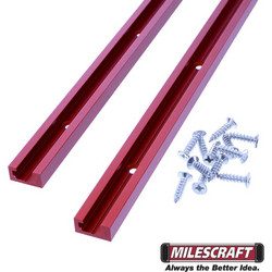 Milescraft 4040 Προφίλ αλουμινίου Τ-track 1219mm 2τεμ