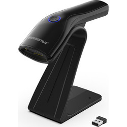 GTCODESTAR barcode scanner X-9200L με βάση, 1D & 2D, ενσύρματο & ασύρματο, Bluetooth, 800mAh, μαύρο X-9200L