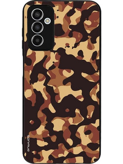 Sonique Camouflage Army Series Back Cover Brown (Samsung Galaxy M13 4G)