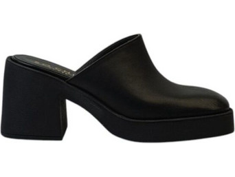 SO CHIC LORETTA MULES -BLACK
