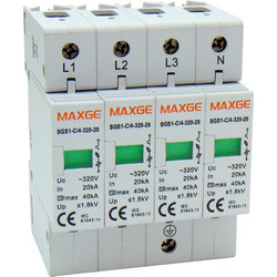 ΑΝΤΙΚΕΡΑΥΝΙΚΑ ΡΑΓΑΣ T2 4P 40kA 320VAC SGS1 MAXGE (ΣΕΤ ΜΕ 2)
