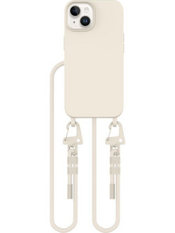 Tech-Protect Θήκη με Κορδόνι MagNecklace MagSafe iPhone 15 Cosmic Latte