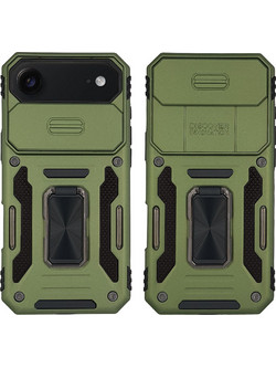 Θήκη Ring Armor CamShield Sonique για Apple iPhone 17 Air Χακί