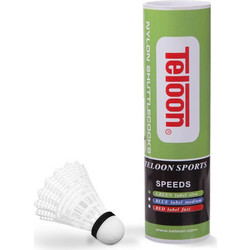 Μπαλάκια Badminton Προπόνησης Νάιλον, χαμηλής ταχύτητας (6 τμχ.)