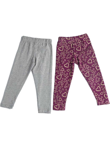 Joyce Girls Legging Set 216181 Grey/Purple