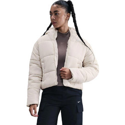 Nike Sportswear Classic Γυναικείο Μπουφάν Χειμωνιάτικο Puffer Κοντό Λευκό FZ5899-072