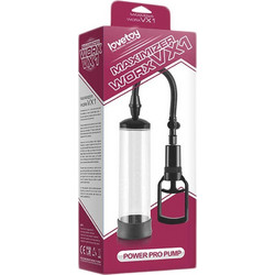 Lovetoy Maximizer Worx VX1 Pussy Τρόμπα Πέους Μαύρη Διαφανή