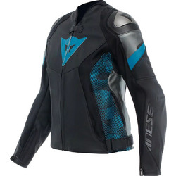 Dainese Avro 5 Leather Lady Black Teal Anthracite