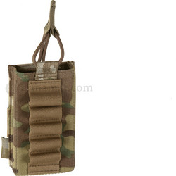 ΘΗΚΗ WARRIOR SINGLE OPEN MAG POUCH 5.56MM WITH SHOTGUN STRIP MULTICAM