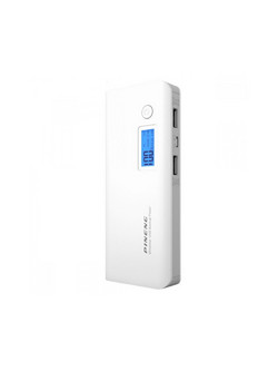Pineng PN-968 Power Bank 10000mAh με 2 Θύρες USB-A Silver