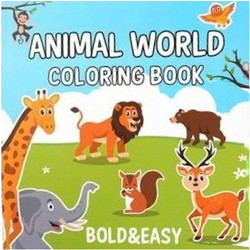Colouring book Βιβλία χρωματισμού Ζωάκια 21x21εκ. 44 φύλλα