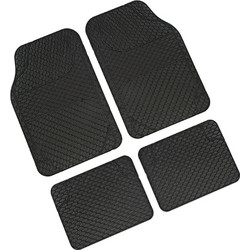 ΠΑΤΑΚΙΑ ΛΑΣΤΙΧΟ DRENA GOMMA 4 UNIVERSAL ΜΑΥΡΑ 43,5x66cm+44,5x33,5cm LAMPA - 4 ΤΕΜ