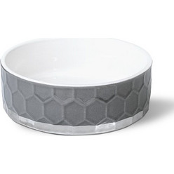 Glee Μπολ Κεραμικό Γκρι Mirror L, 1400ml
